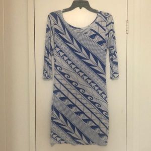 Missing Polynesian Body Con Dress